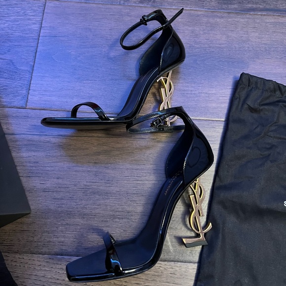 Saint Laurent Opyum Open Toe Sandal - Size 36.5 - Picture 1 of 8